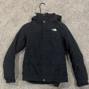 The North Face Women’s Black Snow Jacket and Snowpant Set